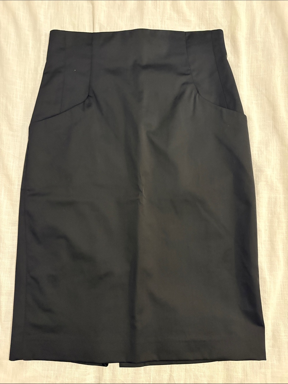 Mango Sleek Black High-Waist Pencil Skirt